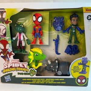 Marvel Spidey and His Amazing Friends Dino-Webs Adventure Pack - Multi